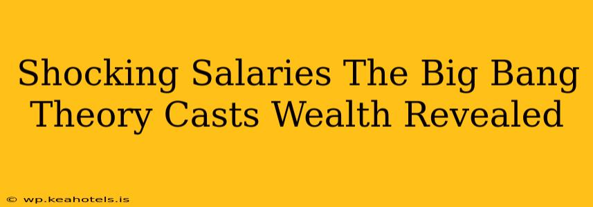Shocking Salaries The Big Bang Theory Casts Wealth Revealed